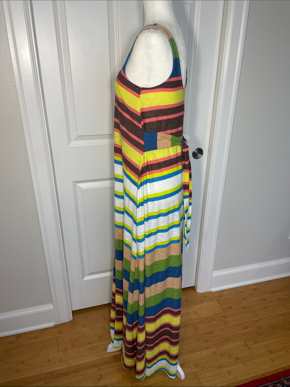Anthropologie Plenty by Tracy Reese Spectrum Stripe Maxi Dress XS Sleeveless - Picture 5 of 13